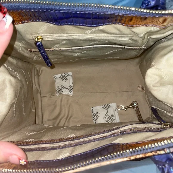 Caroline Bluestone Ombre Mini Melbourne Brahmin - Picture 3 of 3